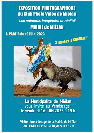 Exposition Mairie de Miélan - juin 2023