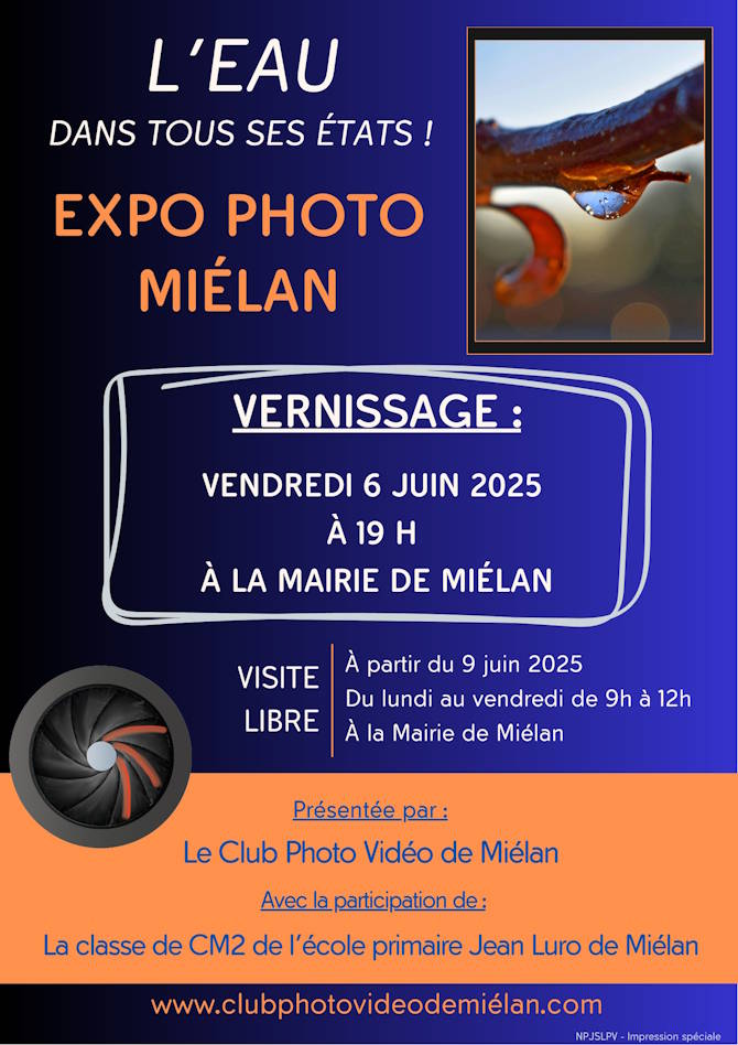 Exposition Mairie de Miélan - juin 2025